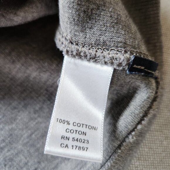 Banana Republic 100% Cotton 1/4 Zip Sweater, Medium - Picture 5 of 6